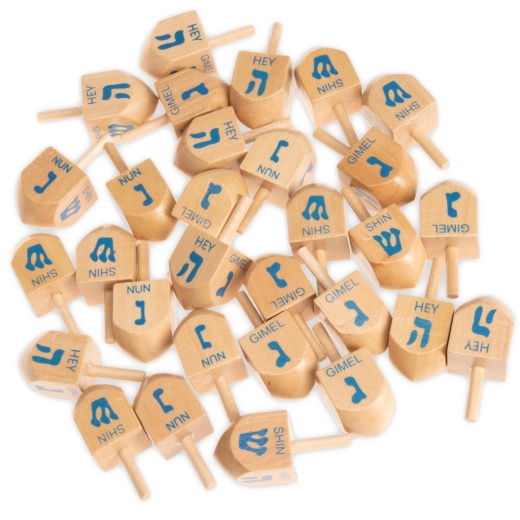 Brybelly Dreidels 30-Pack: Spin the Fun!