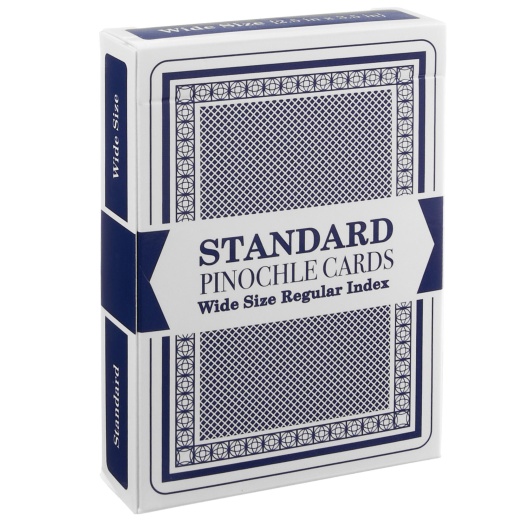 Single Blue Deck Pinochle Playing Cards