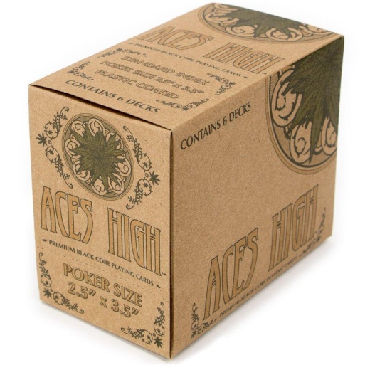 Aces High Paper Decks, 6-Pack Pdq by Brybelly