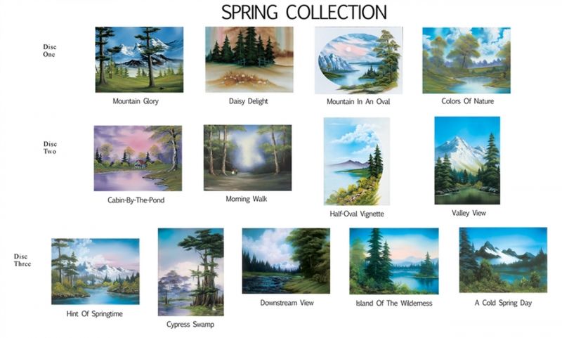Bob Ross Four Seasons: Spring Dvd