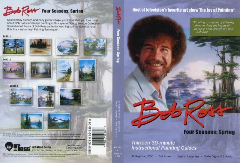 Bob Ross Four Seasons: Spring Dvd