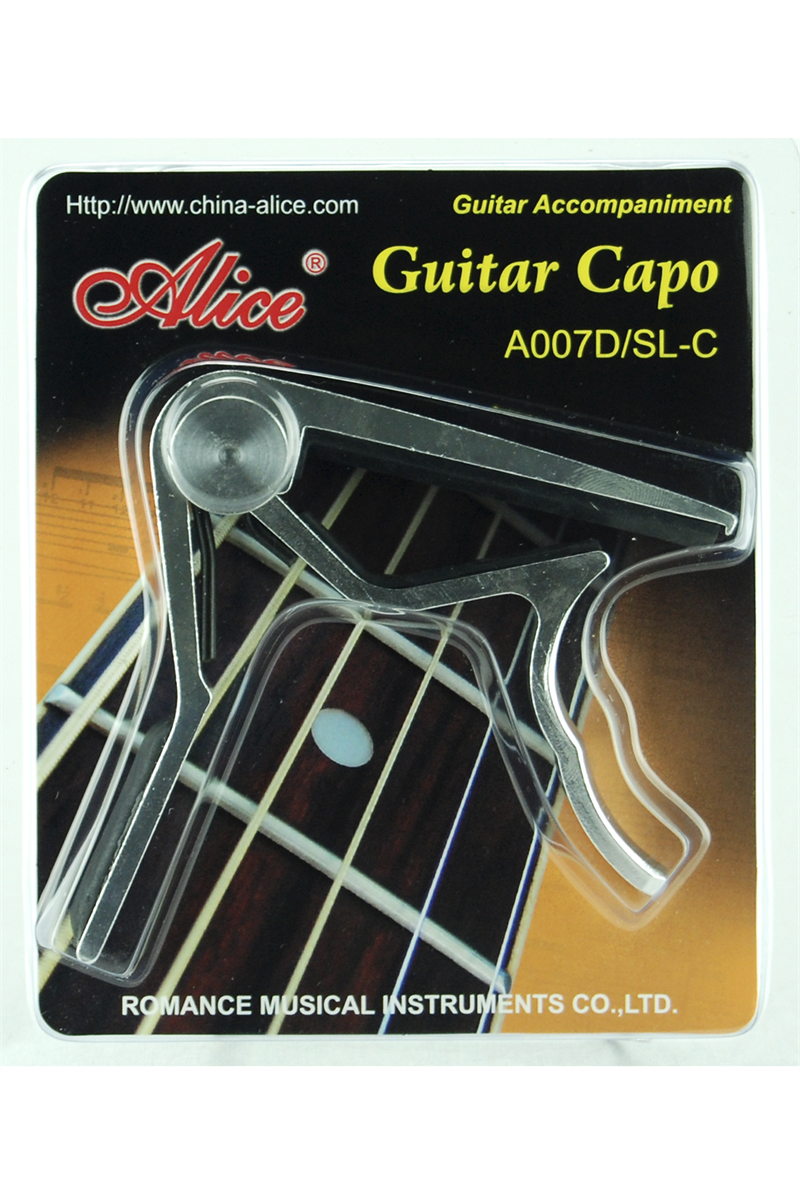 Alice Advanced Alloy Guitar Capo Silver