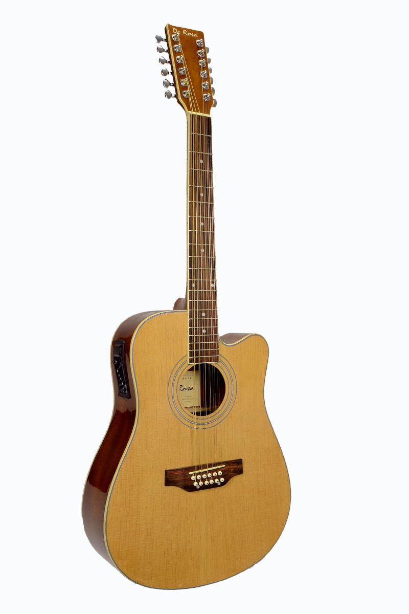De Rosa 12 String Acoustic Electric Guitar
