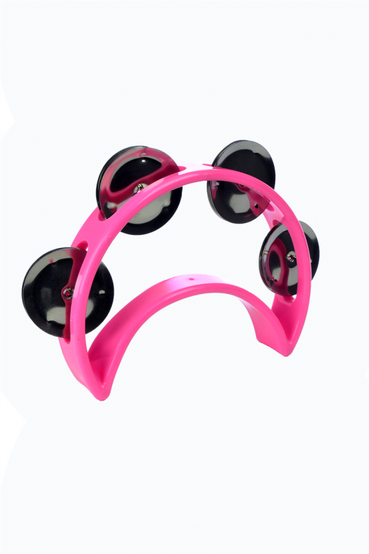 Alice Double Mini Half-Moon Kid's Junior Plastic Tambourine