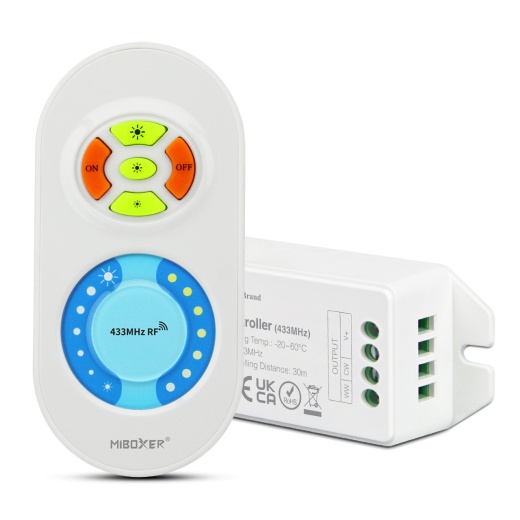 12 Volt Variable/Tunable White LED Strip Light Controller