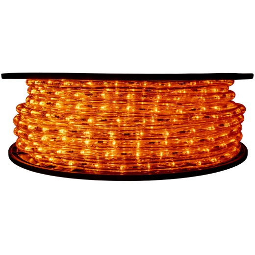 Orange Led Rope Light - 120 Volt - 148 Feet