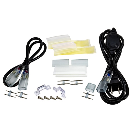 120 Volt SMD 5050 LED Strip Light Accessory Bundle