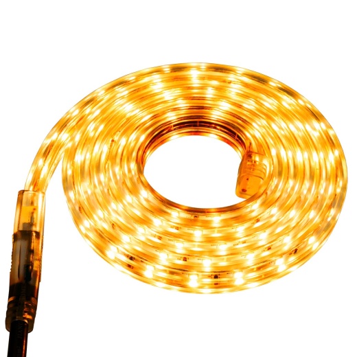 Yellow Led Strip Light 120 Volt High Output - SMD 3528