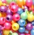 Pop Beads 12Mm Round Pearl Multi 1/2 Lb