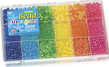 Bead Box Bead Extravaganza Bright Rainbow Mix 3600 Pieces