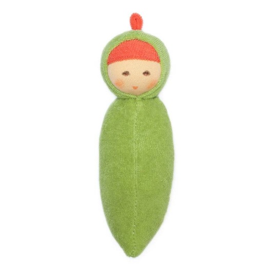 Organic Peapod Doll Rattle