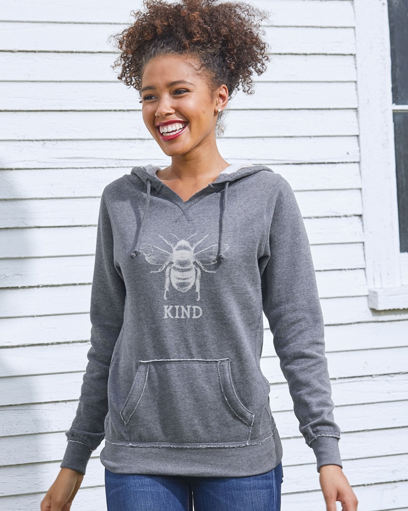 Bee Kind Ladies Hoodie Sweatshirt- Starter Set Of 10 - Sold In Sets Of 10