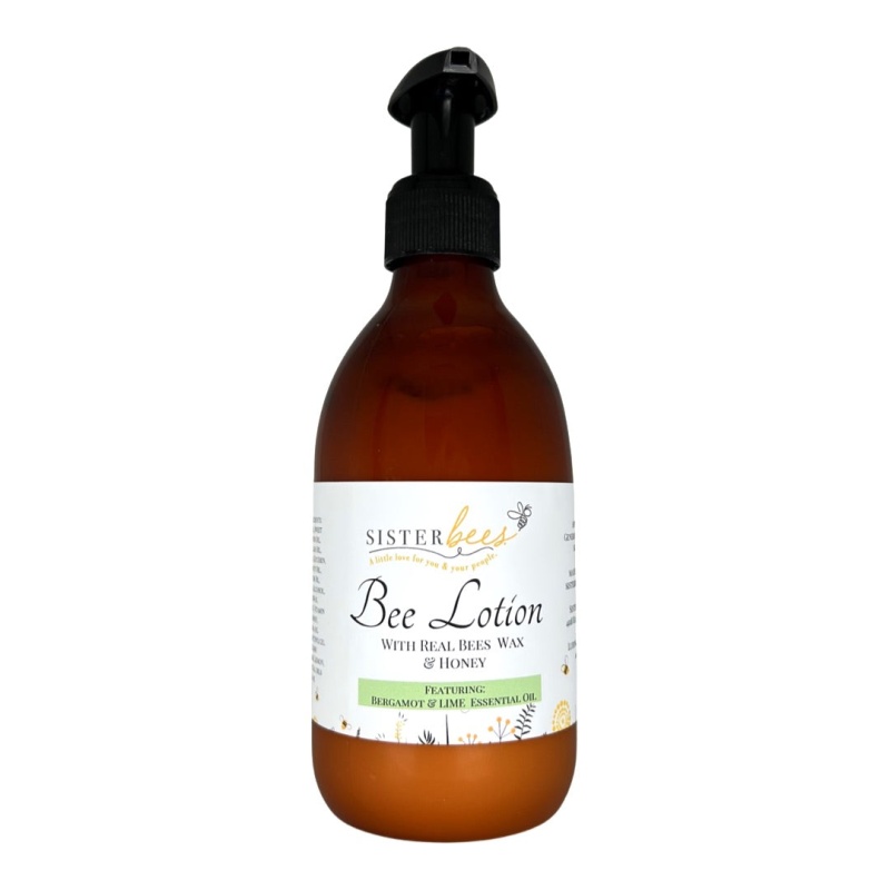 Bee Lotion- Bergamot & Lime (With Honey + Beeswax)