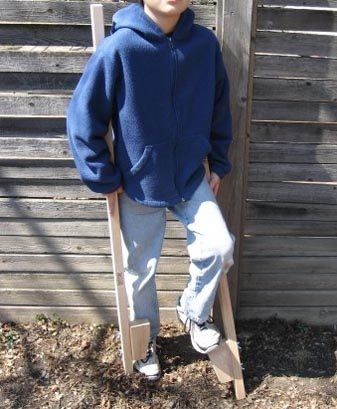 Beka Traditional Wooden Maple Stilts: Tall, 57.5"