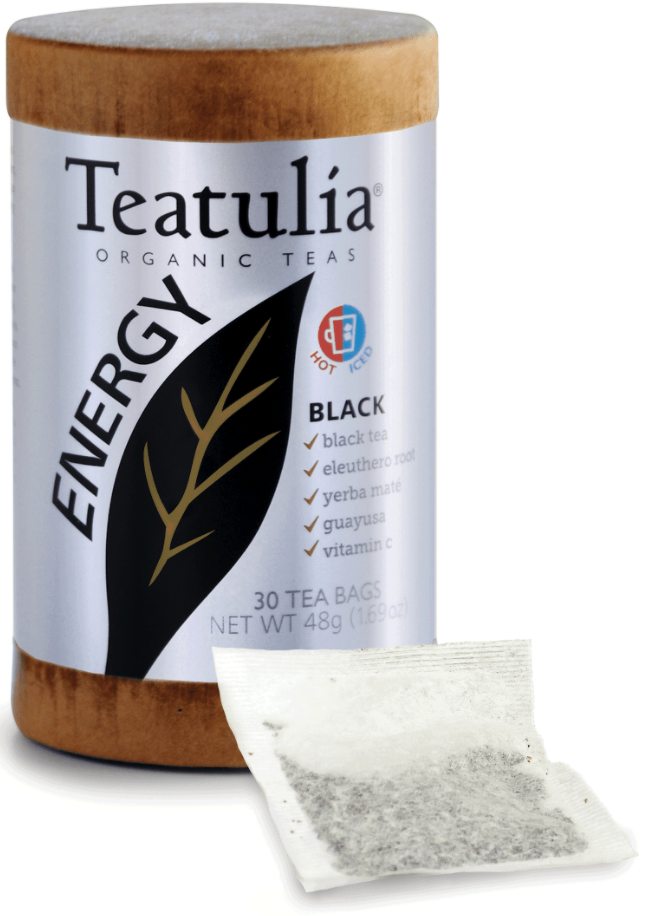 Teatulia Organic Energy Black Tea (6X30 Bag )