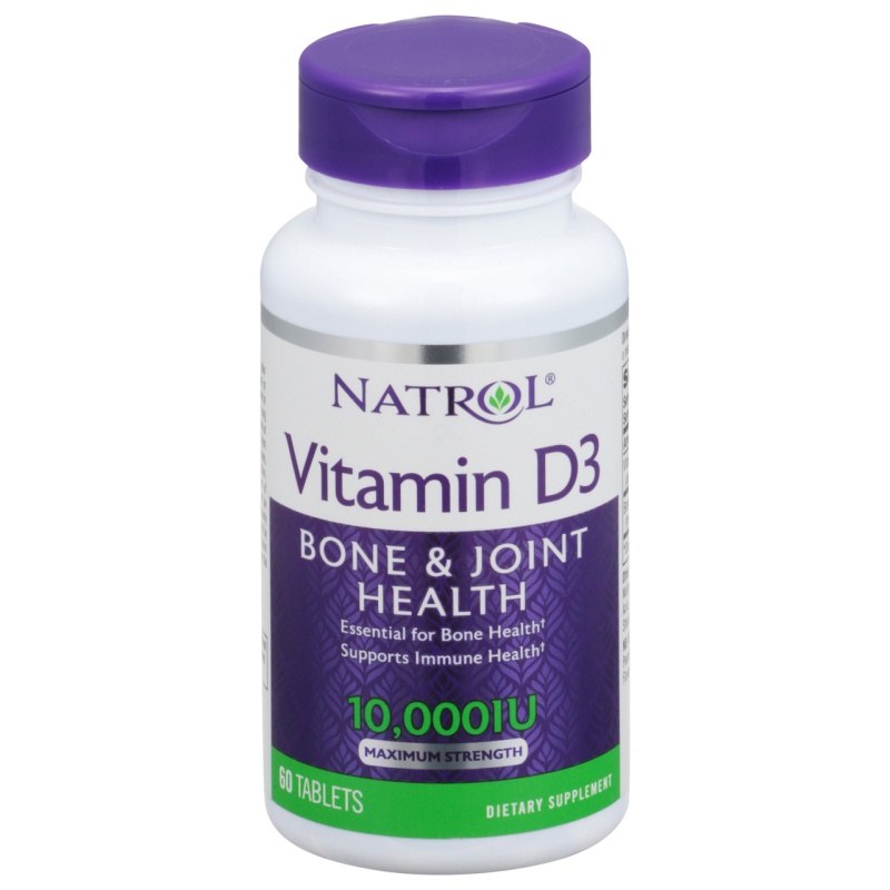 Natrol Vitamin D3, 10,000 Iu (60 Tab)