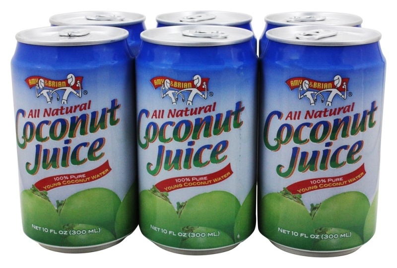 Amy & Brian Coconut Juice (4X6pack )