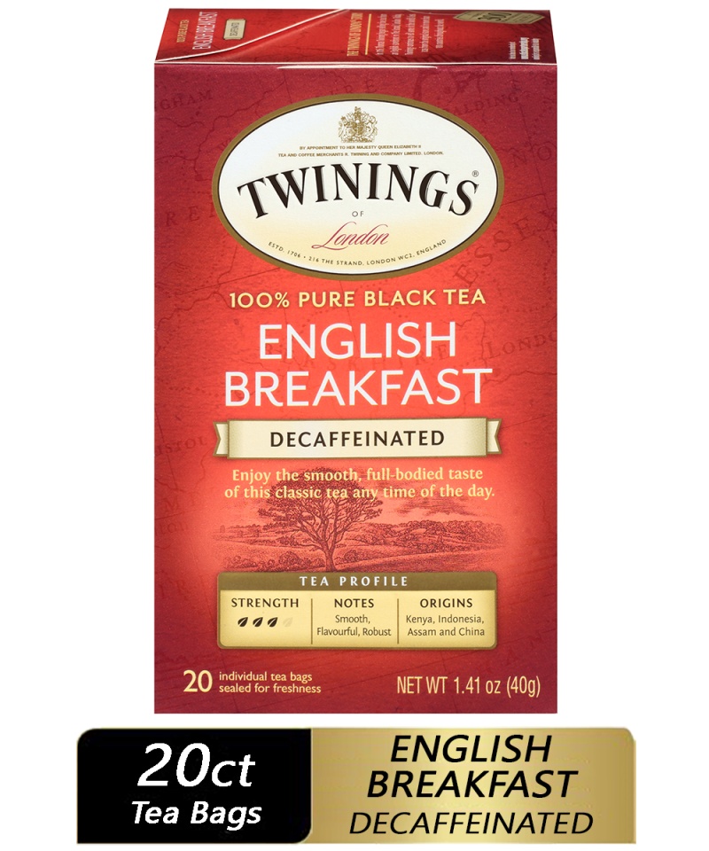 Twinings Decaf English Breakfast Tea (6X20 Bag)