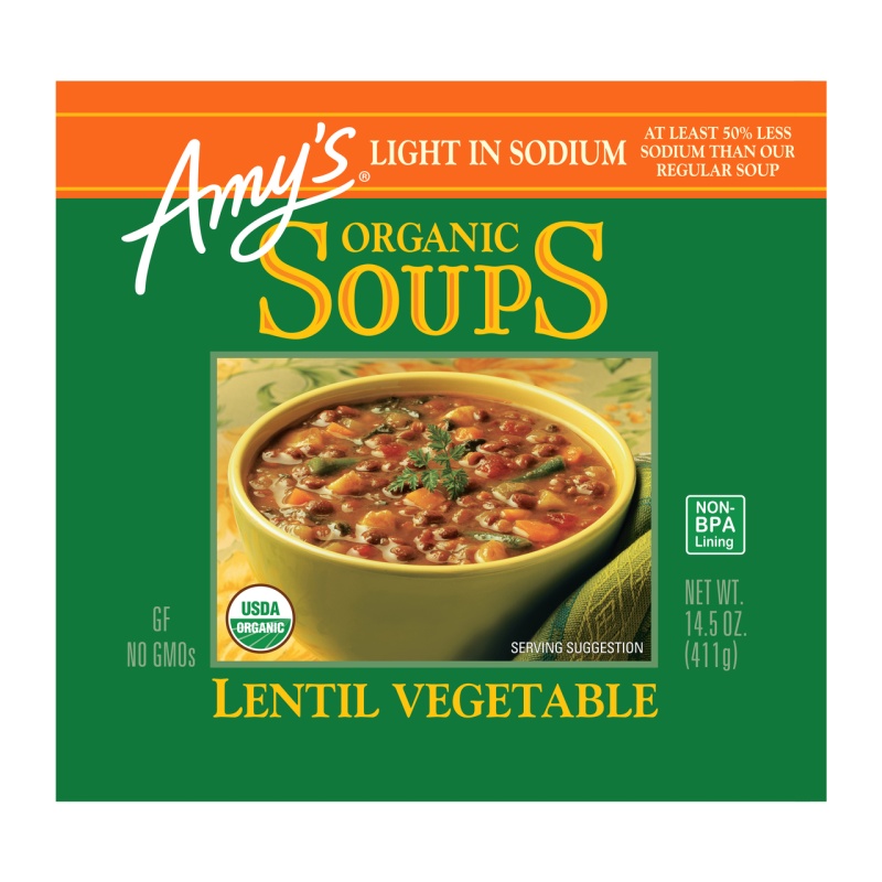 Amy's Kitchen Low Sodium Lentil Vegetable Soup (12X14.5 Oz)