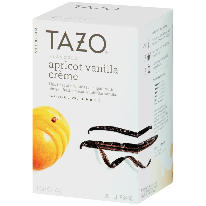 Tazo Tea Vanilla Apricot White Tea (6X20 Bag)