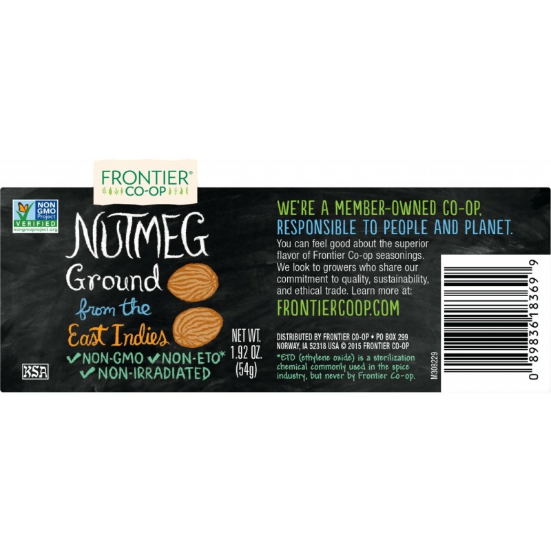 Frontier Herb Ground Nutmeg (1X1.92 Oz)