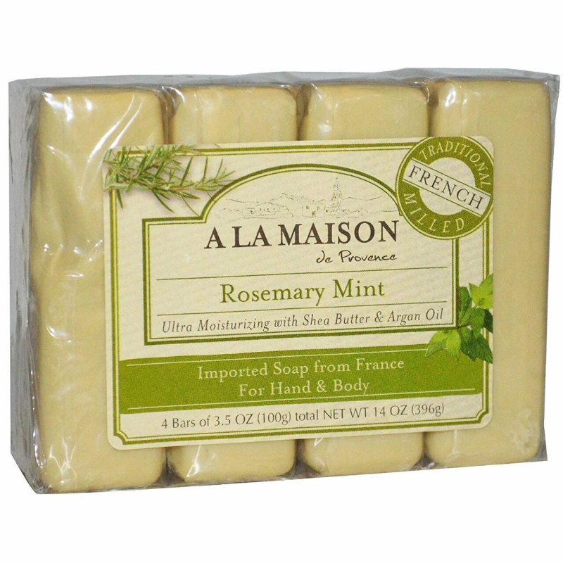 A La Maison Bar Soap Rosemary Mint Value (4 Pack)