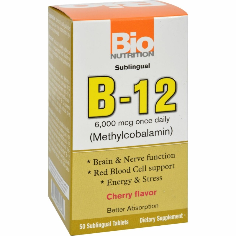 Bio Nutrition B12 Sublingual 6000 Mcg (1X50 Tablets)