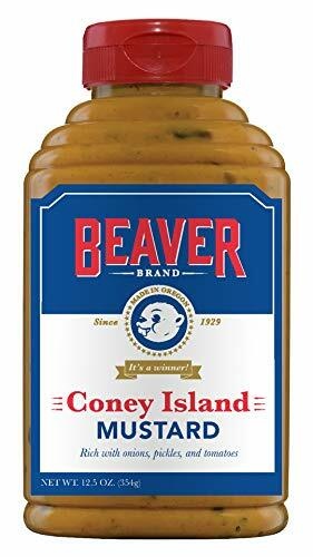 Beaver Coney Island Hot Dog Mustard (6X12.5Oz)