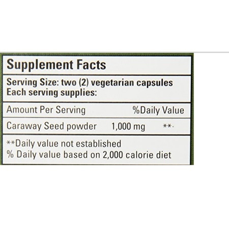 Bio Nutrition Caraway Seed 1 000 Mg 1000 Mg (60 Veg Capsules)