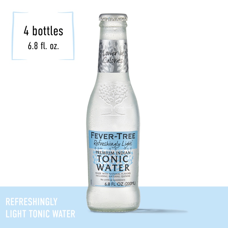 FeverTree Naturally Light Tonic Water (6X4 Pack)