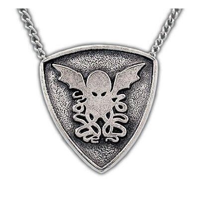 Gold Cthulhu Crest Necklace