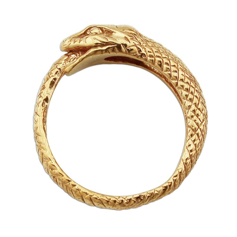 Gold Ouroboros Ring