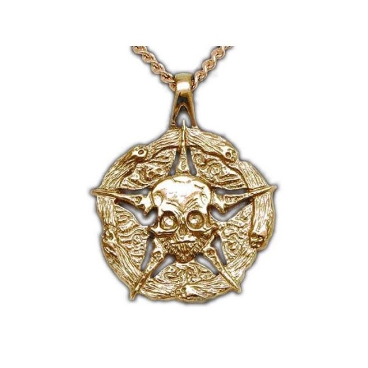 Underworld United Medallion in 14k Gold - BadaliJewelry