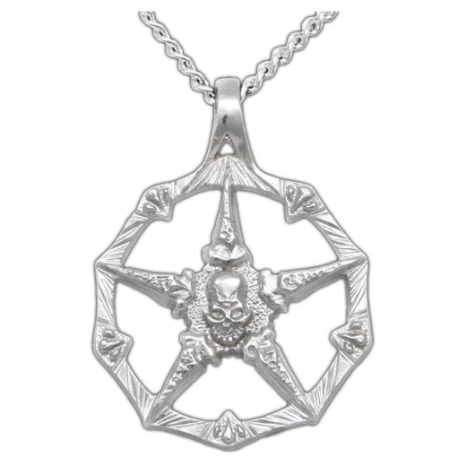 Bone Faction Pendant - Silver by Badalijewelry