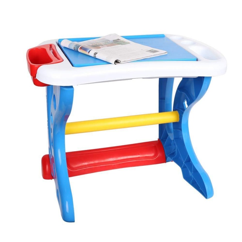 Deluxe Preschool Toys Learning Painting Desk Writing Board With Kids Chair And Easel