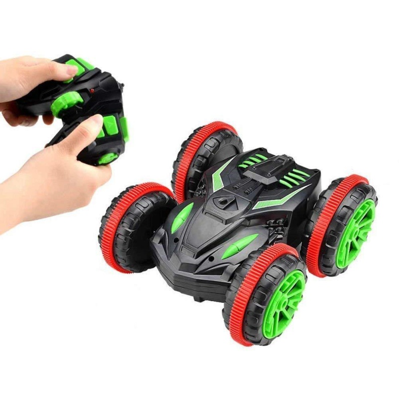 (Out Of Stock) Rc Car 2.4 Ghz Remote Control Amphibious Off Road Electric Race Stunt Car Double Sided Roll Vehicle 360 Degree Spins And Flips Land & Water