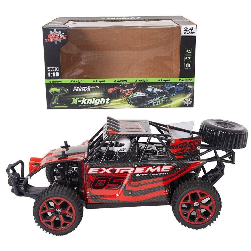 1:18 2.4G 4Wd 20Km High Speed Off-Road Rc Die Cast Racing Combinationcar Battery Control Vehicle Presents For Kids
