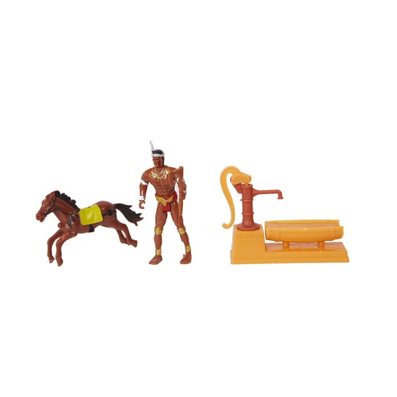 Toy Soldiers Native American Action Figurines Playset