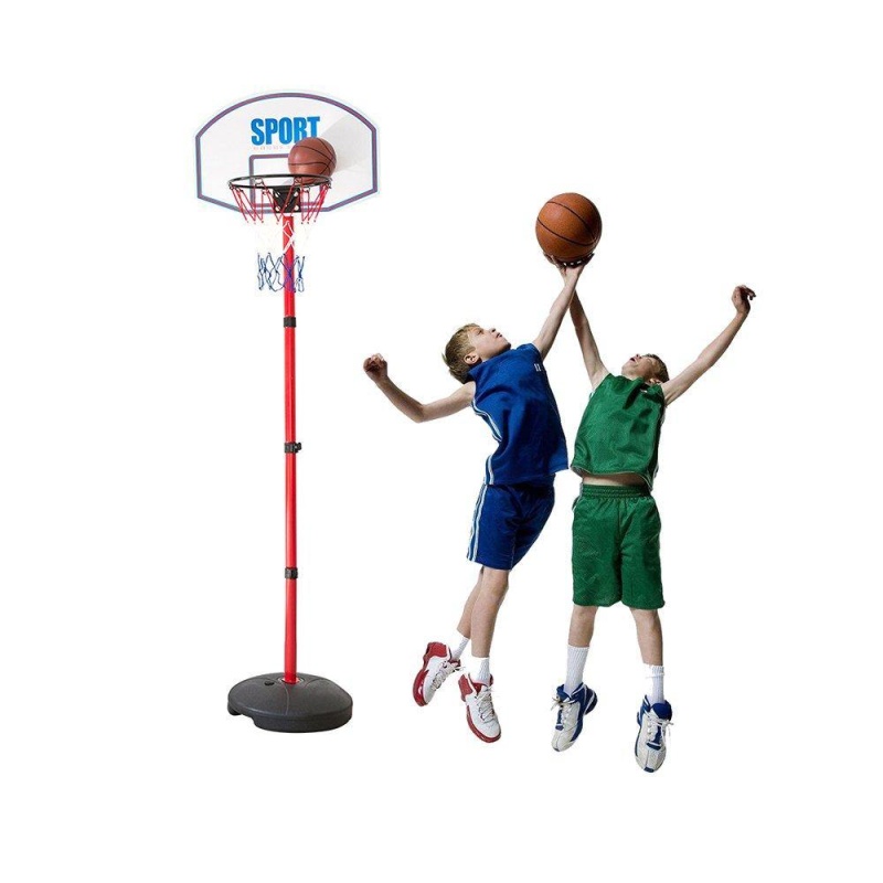 (Out Of Stock) Height Adjustable Protable Basketball Set, Indoor And Outdoor Fun Toys