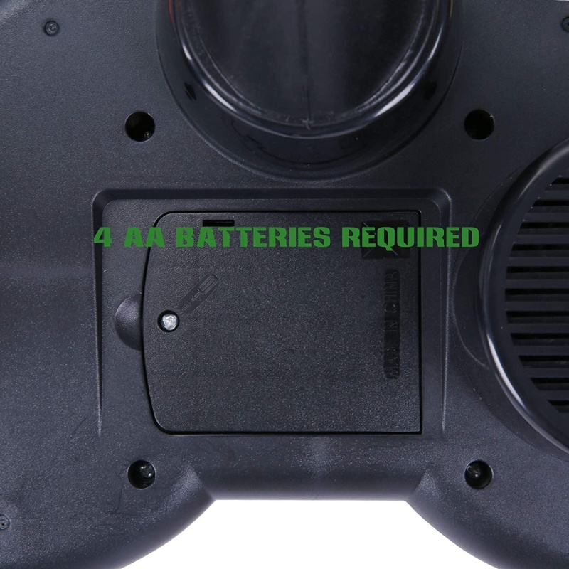 Kids Electronic Toy Drum Set With 1 Stool, Adjustable Microphone And Drum Sticks, For 3+ Years Old