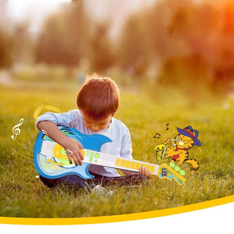(Out Of Stock) Kids Music Guitar Players Karaoke Toy With Micphone