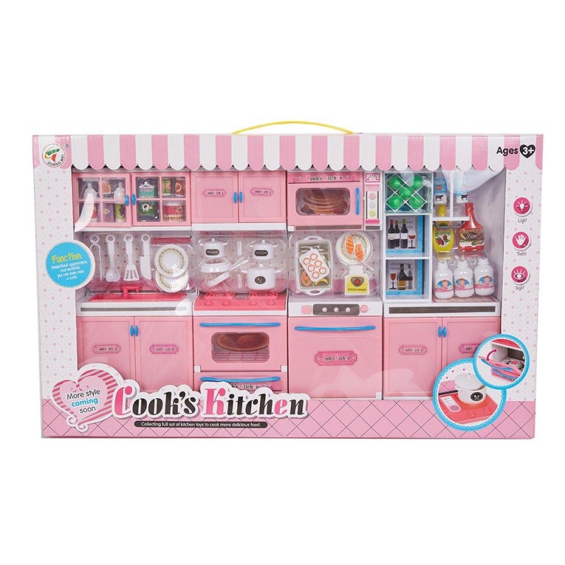 (Out Of Stock) Cooking Kitchen Learning Experience Fun Life Skills Toy Kitchen For Kids
