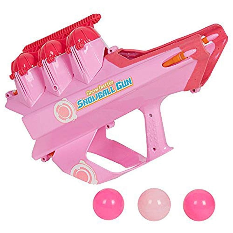 (Out Of Stock) Snowball Launcher | Winter Sonwball Gun Sport Game, Pink