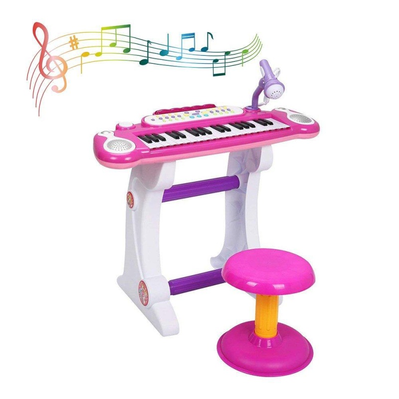 Musical Kids Electronic Keyboard 37 Key Piano With Microphone