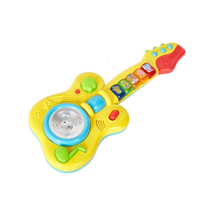 Kids 2 In 1 Electronic Musical Instruments Guitar Toys With Trumpet