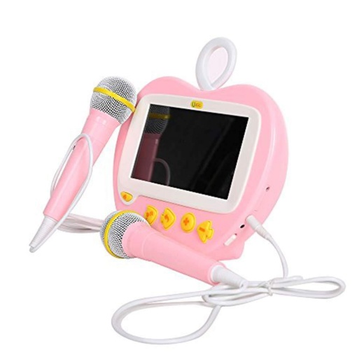 Bosonshop Children Story Machine Learning Instrument Karaoke Singing with 2 Microphones and 8G Memory