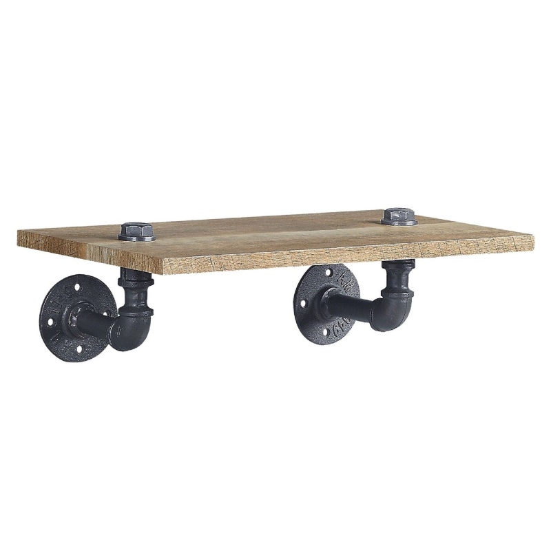 Ley 18 Inch Wood Wall Mount Shelf