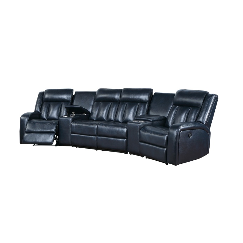 Max 5 Piece Manual Recliner Sectional Set