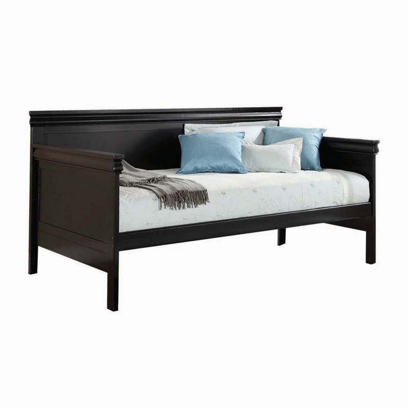 Sturdy Wooden Daybed, Black
