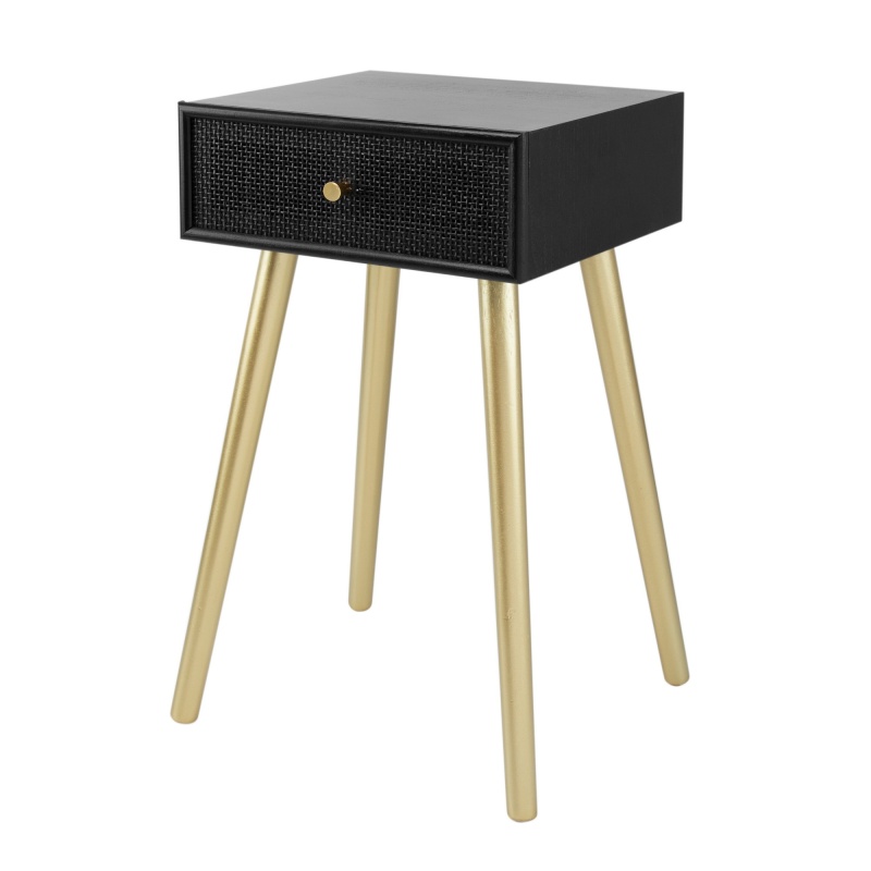 Gaia 28 Inch Pine Wood Side End Table